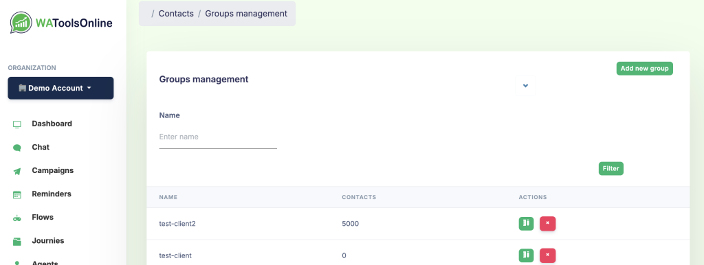 group management